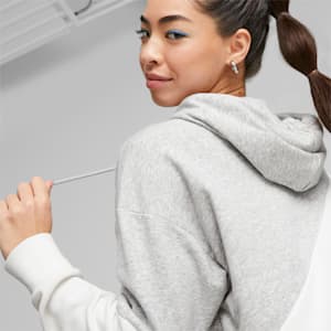 PUMA POWER Cat Women's Hoodie, Light Gray Heather