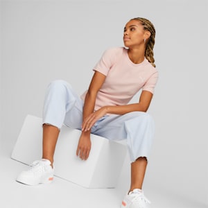 Her Slim Tee Women , Rose Dust