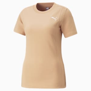 Her Slim Tee Women , Dusty Tan