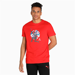 PUMA x Dream11 Graphic Men's T-Shirt, High Risk Red
