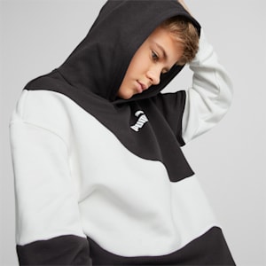 Sudadera juvenil con  gorra POWER CAT, PUMA Black