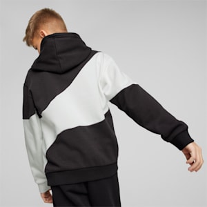 Power Cat Big Kids' Hoodie, PUMA Black