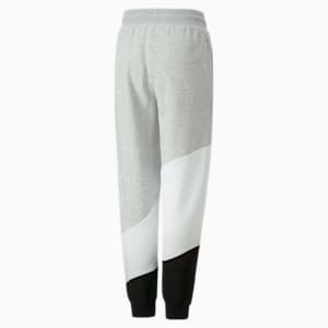 Pantalones Power Cat para niños grandes, Light Gray Heather, extragrande