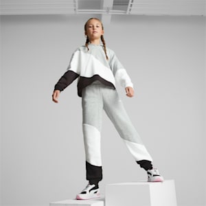 POWER Cat Pants Youth, Light Gray Heather