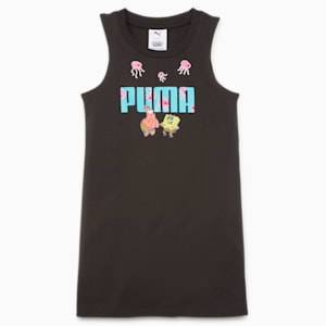 PUMA x SPONGEBOB Kids' Tank Dress, PUMA Black