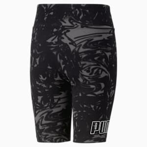 High Waist AOP Youth Tights, PUMA Black, extralarge-IND
