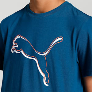 Shaded Cat Unisex Regular Fit T-Shirt, Sailing Blue, extralarge-IND