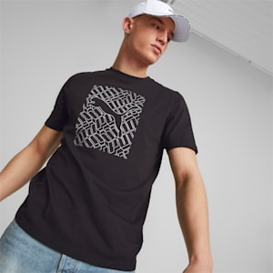 Graphics Cat Men's Tee , PUMA Black