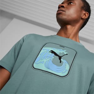 GRAPHICS Wave Men's T-Shirt, Adriatic