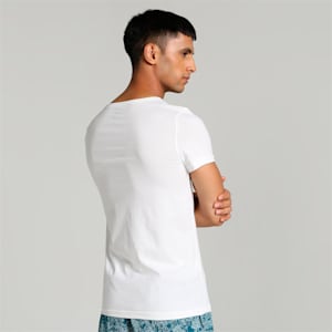 Basic V-Neck Men's T-Shirts Pack of 2 with EVERFRESH Technology, Puma White-Puma White, extralarge-IND