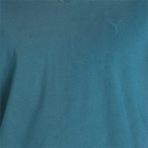 Men's V-Neck T-Shirts Pack of 2, High Risk Red-Blue Coral, extralarge-IND