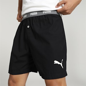 Men's Basic Woven Boxers, PUMA Black, extralarge-IND