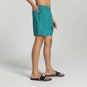 Men's Basic Woven Boxers, Teal Green, extralarge-IND