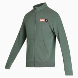 Essentials Men's Logo Jacket, Thyme, extralarge-IND
