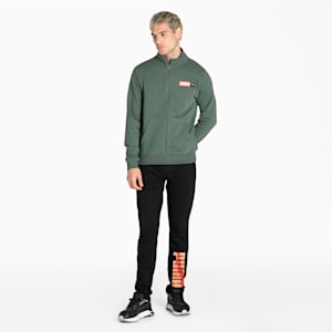 Essentials Men's Logo Jacket, Thyme, extralarge-IND