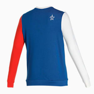 PUMAx1DER Varsity Men's Crew, Blazing Blue, extralarge-IND