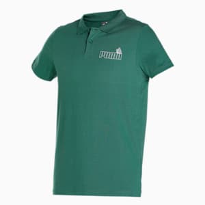 PUMAx1DER Men's Logo Polo T-Shirt, Deep Forest