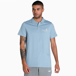 PUMA x 1DER KL Rahul Men's Logo Polo, Blue Wash