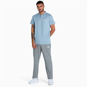 PUMA x 1DER KL Rahul Men's Logo Polo, Blue Wash