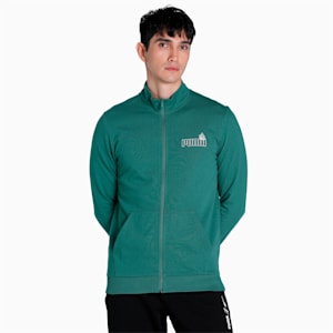 PUMAx1DER Logo Men's Jacket, Deep Forest