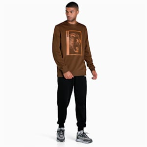 PUMA x 1DER KL Rahul Men's Crew, Deep Olive