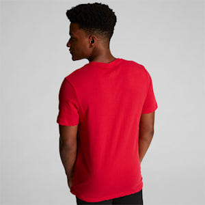 Camiseta estampada PUMA Cat Fill para hombre, Rojo para todo momento