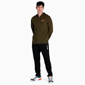 PUMAx1DER Men's Graphic Jacket, Deep Olive