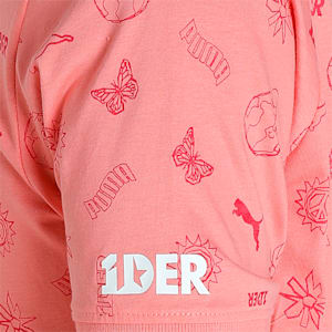 PUMA x 1DER KL Rahul  Feel Good AOP Men's Polo, Carnation Pink