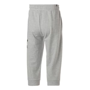 メンズ ESS+ ビッグ ロゴ 3/4 スウェットパンツ, Light Gray Heather