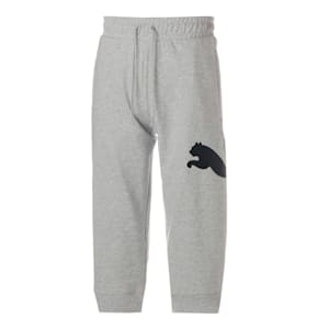 メンズ ESS+ ビッグ ロゴ 3/4 スウェットパンツ, Light Gray Heather