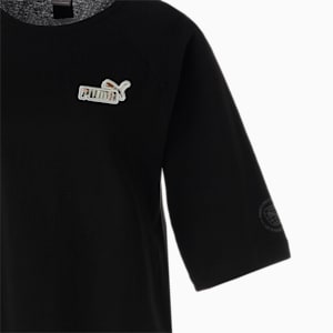 ウィメンズ 半袖 TUNIC Tシャツ, PUMA Black, extralarge-JPN