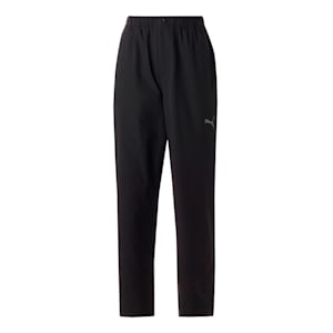 ウィメンズ  ウーブン テーパード クロップド パンツ, PUMA Black