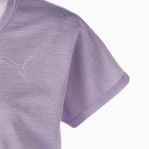 ウィメンズ ACTIVE メッシュ HTR 半袖 Tシャツ, Vivid Violet Heather, extralarge-JPN