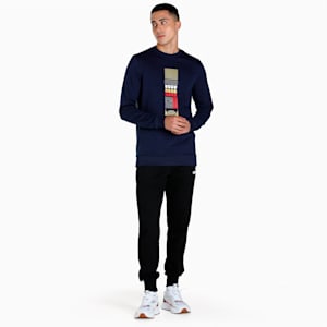 PUMA x one8 Crew-Neck Sweatshirt, Peacoat, extralarge-IND