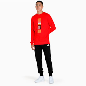 PUMA x one8 Crew-Neck Sweatshirt, High Risk Red, extralarge-IND