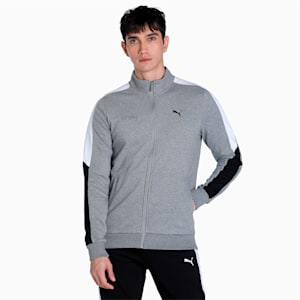 Puma men's fleece core track jacket sales