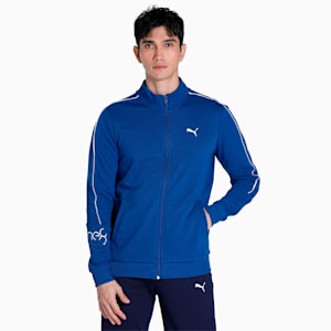 PUMA x one8 Men's Jacket, Blazing Blue, extralarge-IND