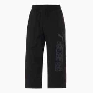 キッズ ボーイズ ACTIVE SPORTS ライン カプリ パンツ 120-160cm, PUMA Black, extralarge-JPN