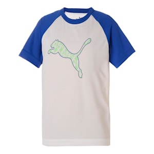 キッズ ボーイズ ACTIVE SPORTS ポリ 半袖 Tシャツ 120-160cm, PUMA White, extralarge-JPN