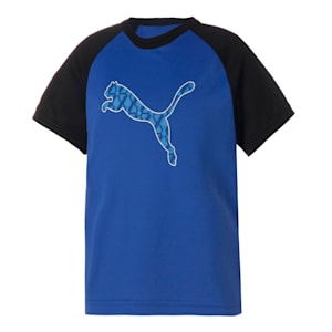 キッズ ボーイズ ACTIVE SPORTS ポリ 半袖 Tシャツ 120-160cm, Royal Sapphire, extralarge-JPN