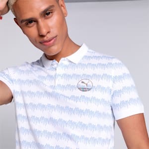 One8 Virat Kohli Men's All Over Print Men's Polo, PUMA White