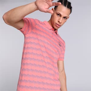 PUMA x one8 Men's Printed Slim Fit Polo, Hibiscus Flower, extralarge-IND