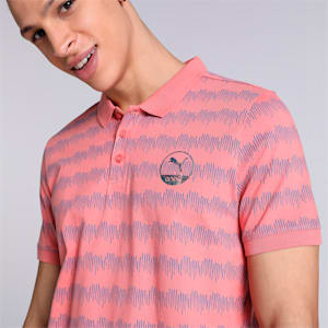 PUMA x one8 Men's Printed Slim Fit Polo, Hibiscus Flower, extralarge-IND
