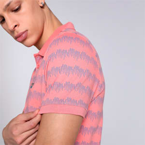 PUMA x one8 Men's Printed Slim Fit Polo, Hibiscus Flower, extralarge-IND