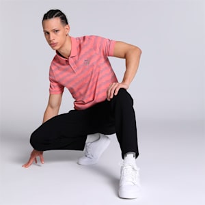 PUMA x one8 Men's Printed Slim Fit Polo, Hibiscus Flower, extralarge-IND