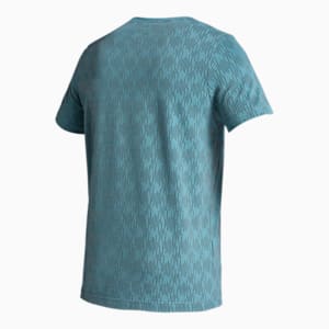 PUMA x one8 Printed Men's Slim Fit T-Shirt, Adriatic, extralarge-IND