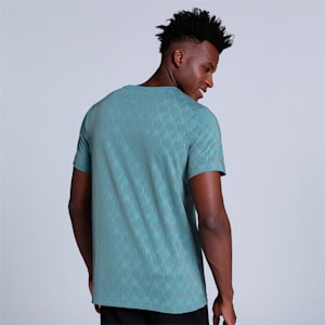PUMA x one8 Printed Men's Slim Fit T-Shirt, Adriatic, extralarge-IND