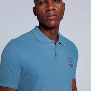 PUMA x one8 Men's Slim Fit Polo, Deep Dive, extralarge-IND