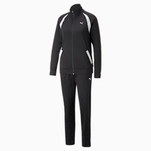 Black puma tracksuit womens best sale