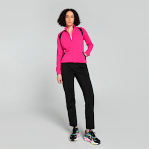 Classic Tricot Women's Regular Fit Tracksuit, Garnet Rose, extralarge-IND
